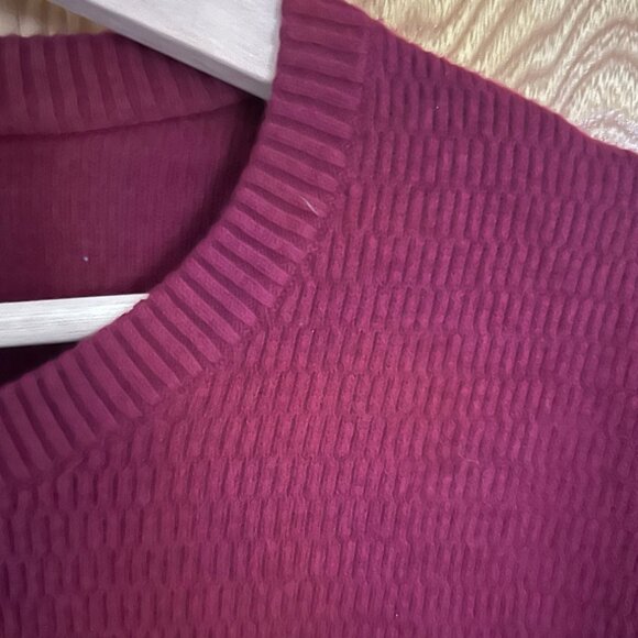 Hawker Rye Red Textured Sweater - Picture 3 of 3